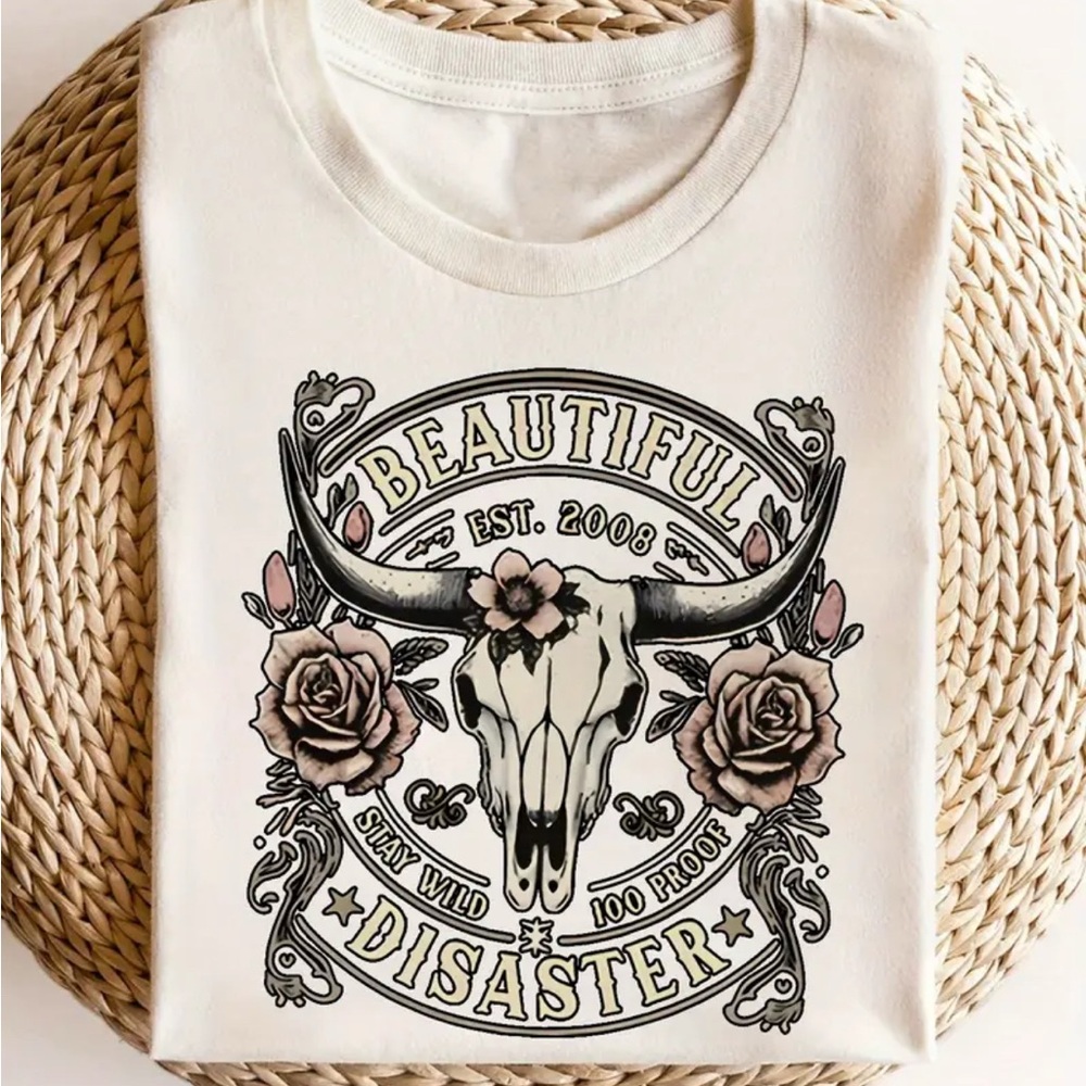 "Beautiful Disaster" Women's Country Tee